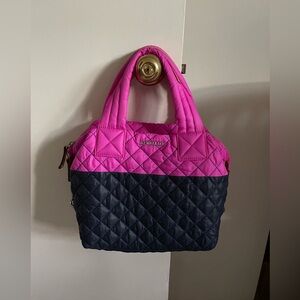 MZ WALLACE BI-COLOR PUNCH/DAWN SMALL SUTTON CROSSBODY WITH BONUS WALLET!!!